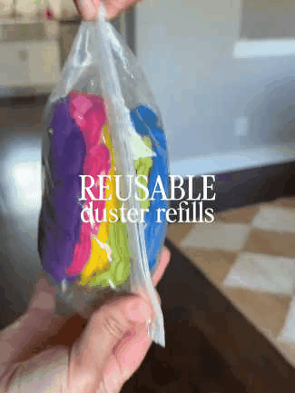 🔥Fit Electrostatic Dust Removal Brush - Refills Multisurface 360° Larger Size Dusters with 6X Microfibers