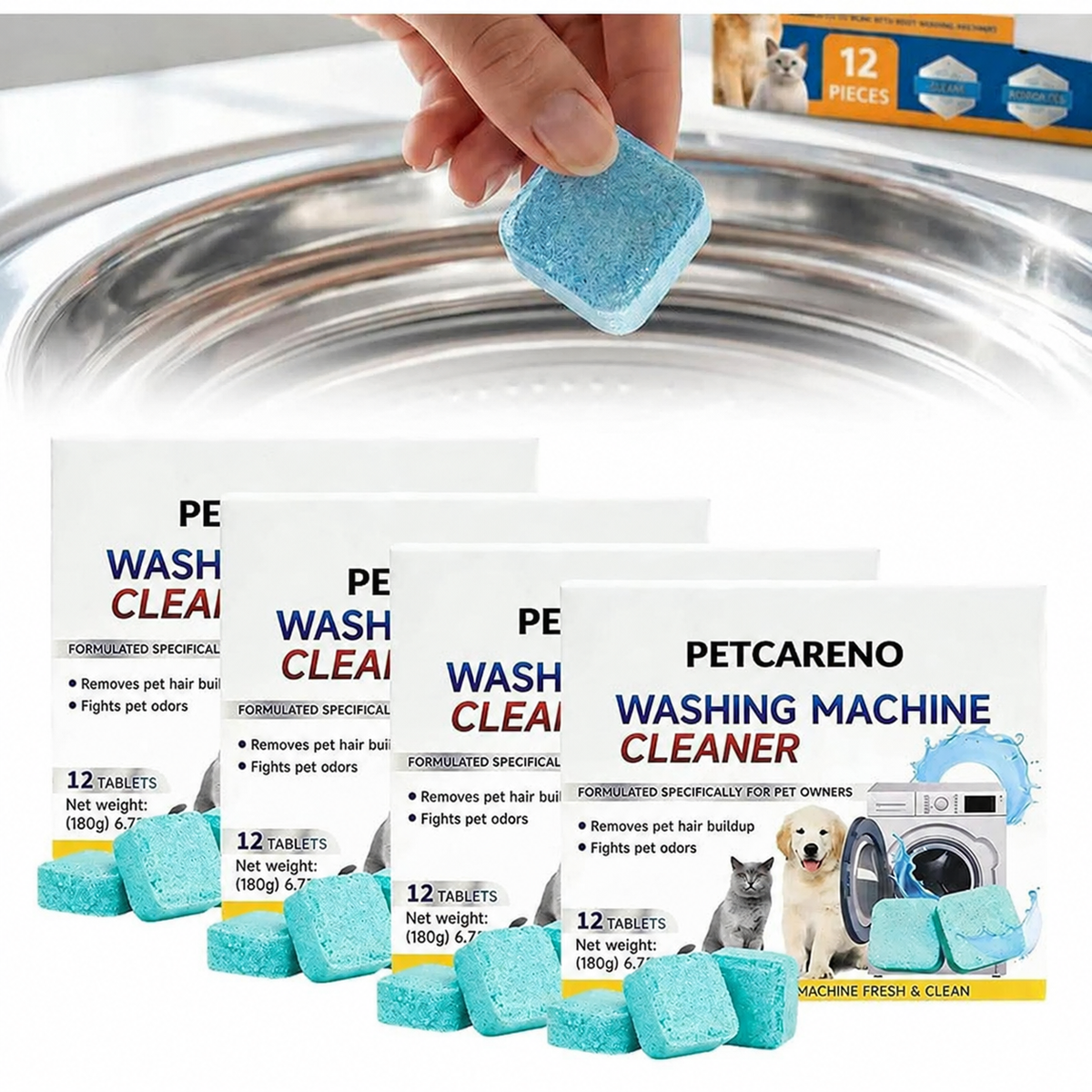 Petcareno Washing Machine Cleaner
