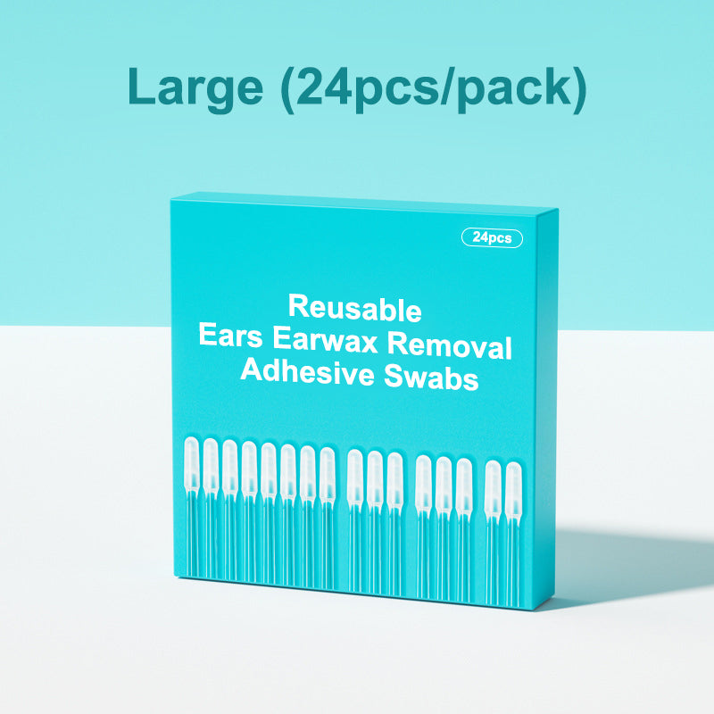 Reusable Earwax Remover – Soft adhesive tip, no cotton mess. Simple & gentle for seniors. Keep ears clean & comfortable. 🤲💚