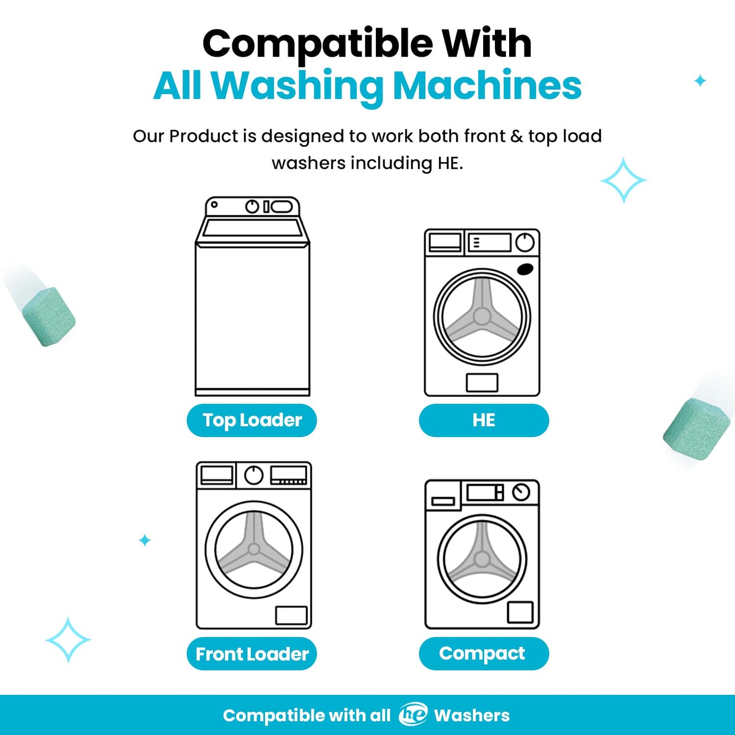 Petcareno Washing Machine Cleaner