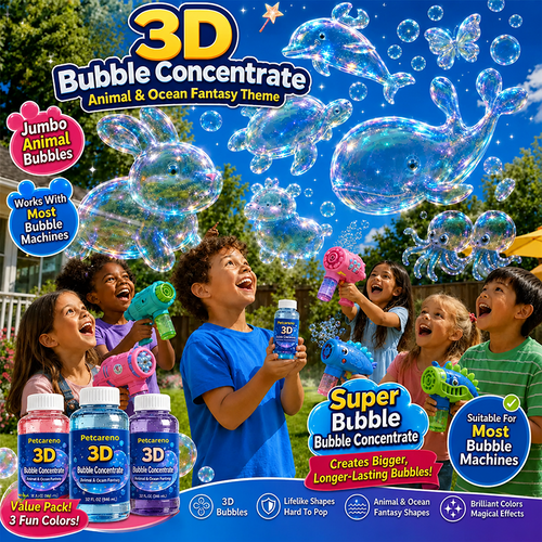 Petcareno® Super 3D Bubble Concentrate —— Animal & Ocean Fantasy Theme
