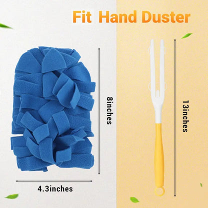 🔥Fit Electrostatic Dust Removal Brush - Refills Multisurface 360° Larger Size Dusters with 6X Microfibers