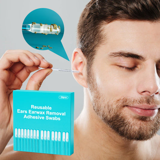 Reusable Earwax Remover – Soft adhesive tip, no cotton mess. Simple & gentle for seniors. Keep ears clean & comfortable. 🤲💚