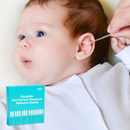 Reusable Earwax Remover – Soft adhesive tip, no cotton mess. Simple & gentle for seniors. Keep ears clean & comfortable. 🤲💚