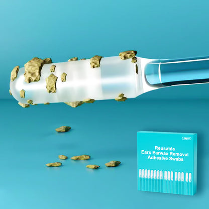 Reusable Earwax Remover – Soft adhesive tip, no cotton mess. Simple & gentle for seniors. Keep ears clean & comfortable. 🤲💚